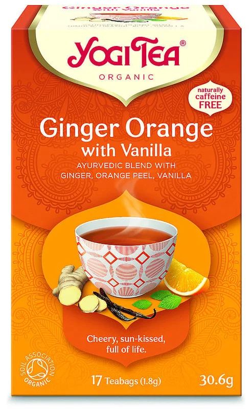 3 for 90 kr., Yogi Yogi Tea Ginger Orange Vanilla 17 breve, Helse & Madvarer, Te, Øvrig Te