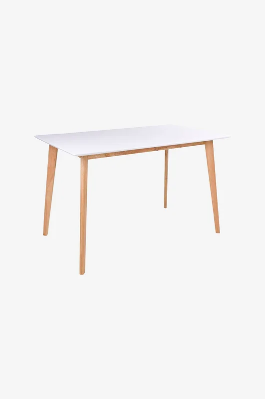 House Nordic - Spisebord Vojens, natur understell, 120x70xh75 cm - Hvit - Spisebord - Fra Homeroom