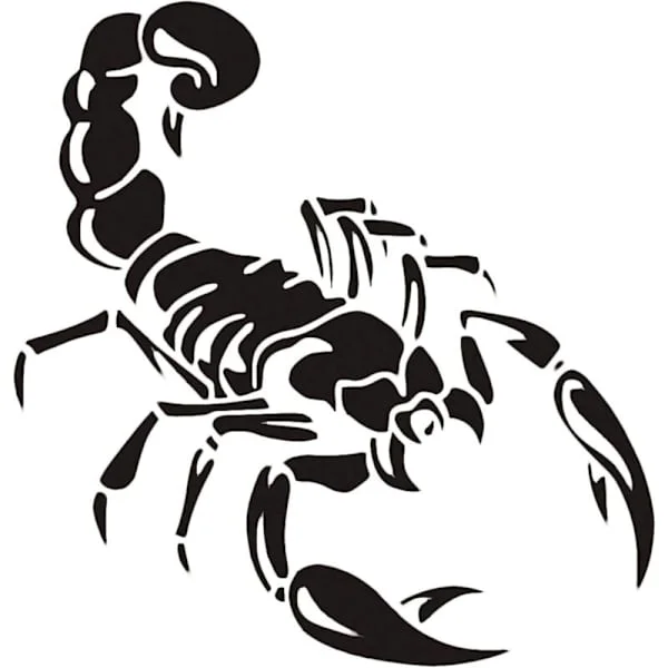 Bil klistremerker Vinyl Dekal Bil klistremerker 3D Bil klistremerke Skorpion Mønster Kul Bil Dekal Pinne Dekorasjon Ornament