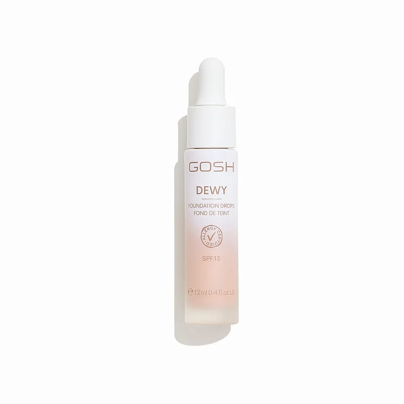 Gosh Copenhagen DEWY Foundation Drops 006 Medium, Makeup, Ansigt, Foundation