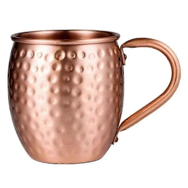 530 ml puhdas kuparimuki, rummunmuotoinen muki, cocktail-lasi, puhdas kuparimuki, ravintola/baari kylmäjuomalasi