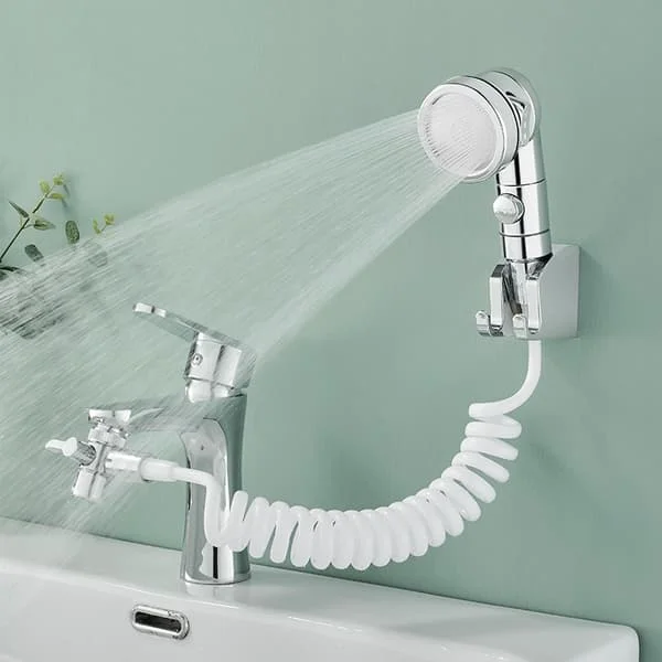 Handheld Shower Set for Sink, Bathroom Faucet Handheld Shower Head Sink with 3 Spray Modes for Hair Washing Bathroom Laundry Sink