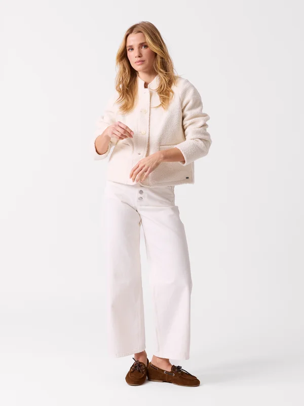 Jean Paul - Julianne cropped jeans - Dame - Hvit - Bukser & Jeans - L