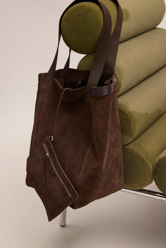 NN.07 Grip 90025 Tote Bag Male Brown Leather