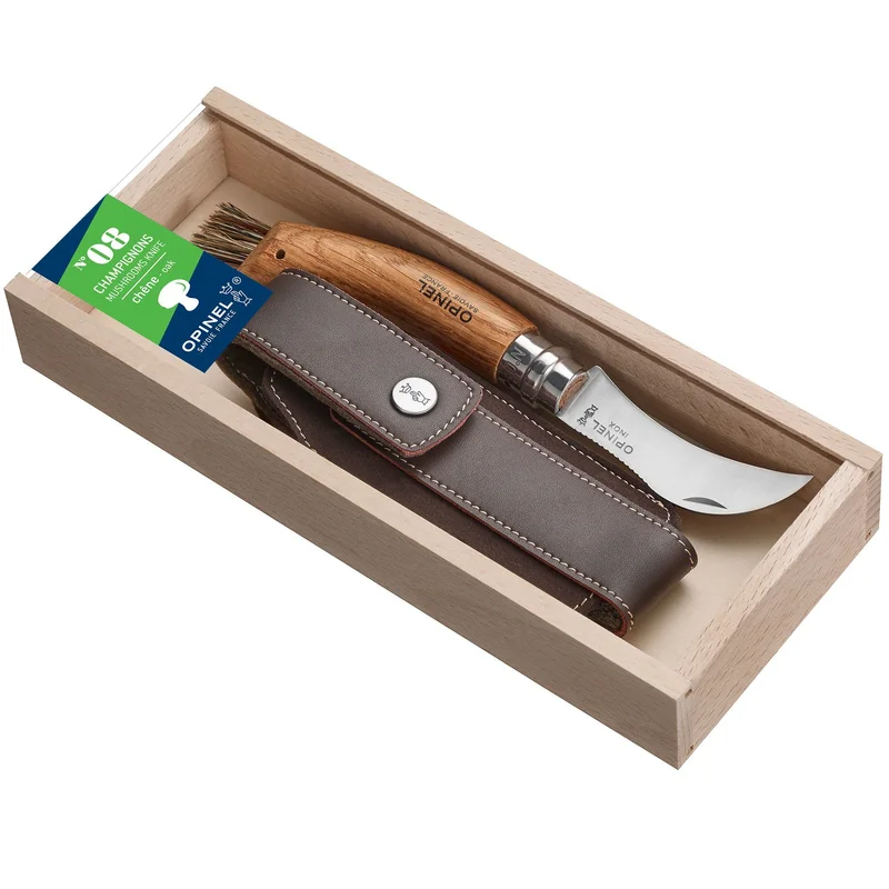 Opinel No. 8 svampkniv och hölster | Matlagning > Köksknivar > Kockknivar > Grönsakskniv | Bagaren och Kocken