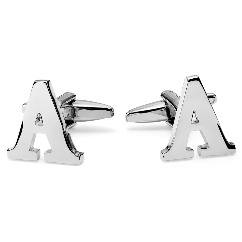 Gemelos de iniciales con la letra A for Men
