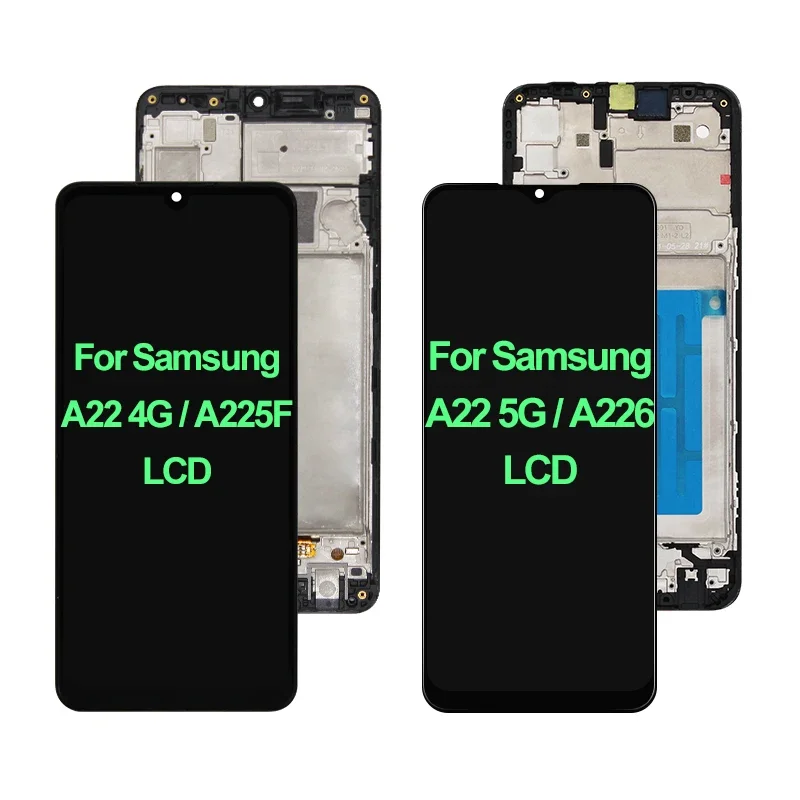 AliExpress - Écran OLED A22 4G pour Samsung Galaxy A22 4G, écran tactile LCD SM-A225F, numériseur pour Samsung A22 5G SM-A226B LCD