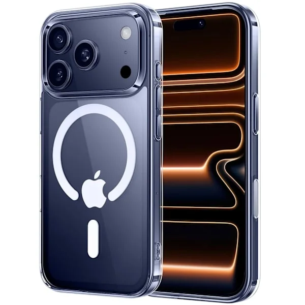 iPhone 17 Pro Transparent MagSafe Skal – Robust & Klar
