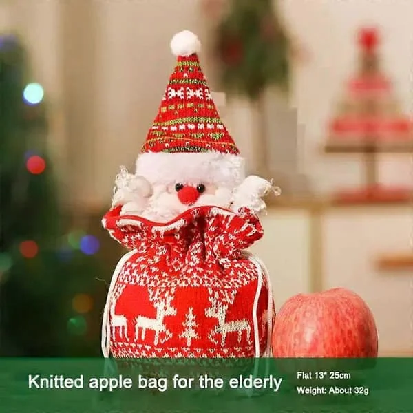 Julklappspåsar Julstrumpa Väska Förpackningslåda Julgodispåse Barn Handhållen Prydnad Julklappspåse