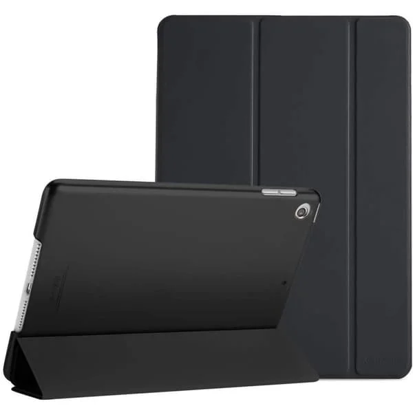 Fodral för iPad Air 3:e generationen 10,5" 2019 / iPad Pro 10,5" 2017, Ultratunt lättviktsfodral med genomskinlig baksida för iPad 10,5 tum - Svart