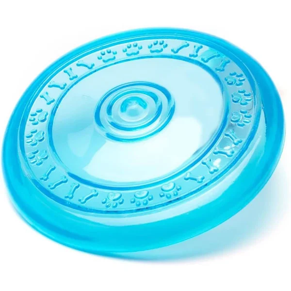 Gummi Frisbee Hund Leksak-BLÅ