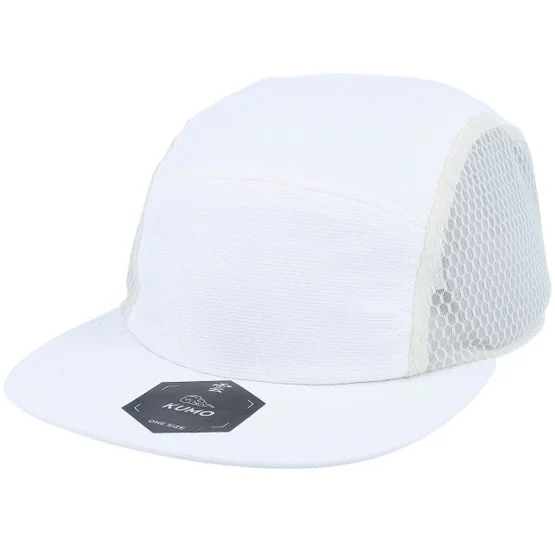 Kumo - Bianco 5panel Cappellino - Vent White 5-Panel @ Hatstore