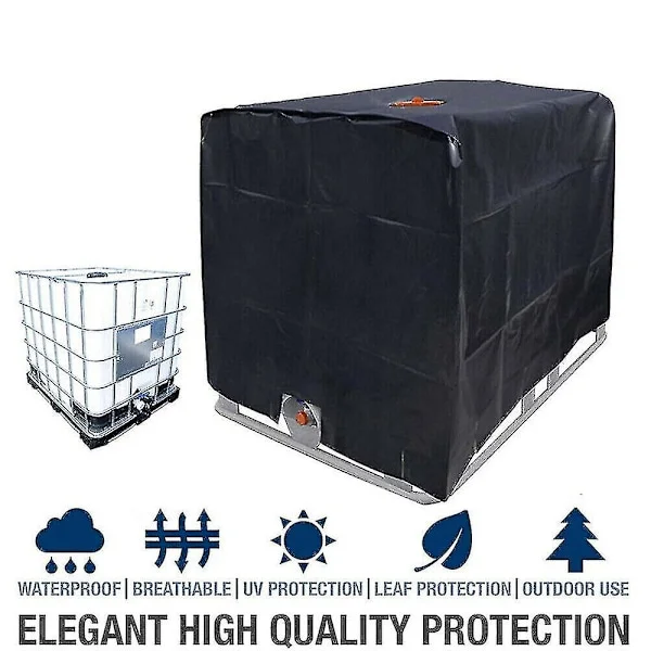 Regn Solbeskyttende Hætte Cover Passer Til Vandtank 1000 Liter Ibc Container Folie