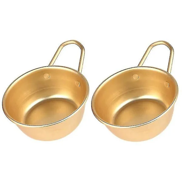 st Makgeolli-skålar Aluminium Koreanska traditionella skålar för koreanskt rårisvin (haoyi