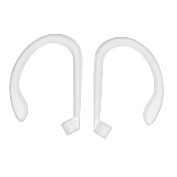 Öronhållare för AirPods Bluetooth Headset - Silikon Öronbygel Klämma för Sport (Vit)