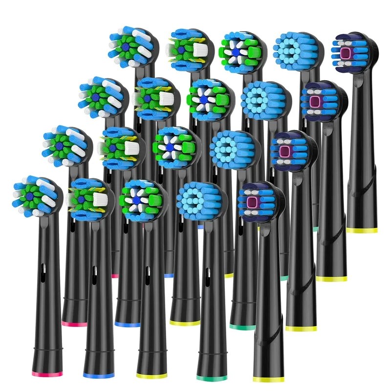 AliExpress - Têtes de brosse à dents de rechange compatibles avec Oral-B, 4 à 12 têtes de brosse électrique pour Oral B, têtes de rechange Pro500/1000