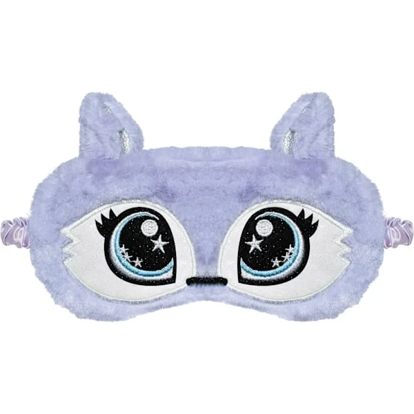 Sød Ræv Plys Søvnmaske Øjenmaske Sovende Maske Sjov Dejlig Dyr Blød Fluffy Øjendække Blindfold Øjenskygge til Børn Piger og Voksne