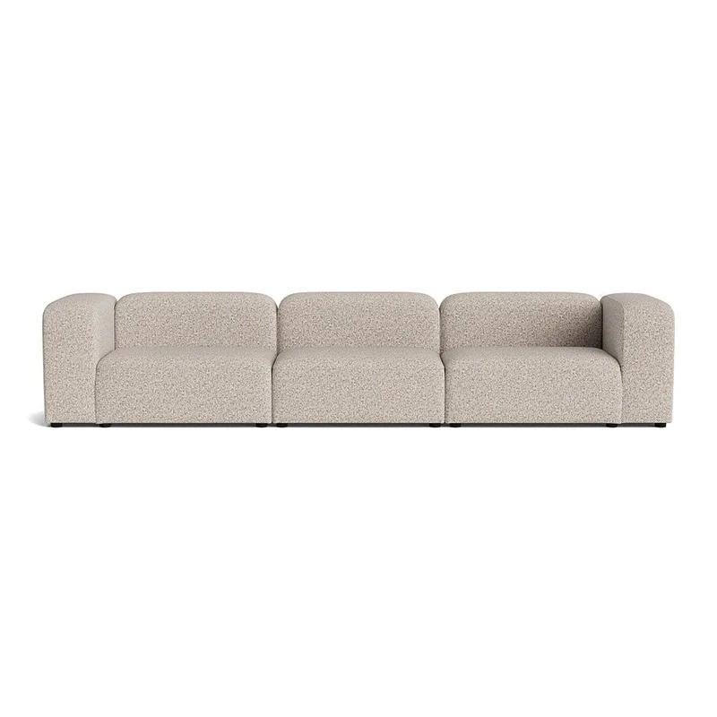 Milo XL 3 personers sofa - Puente Lys Greige - 360x100x72 - Sofa, 3 personers sofa