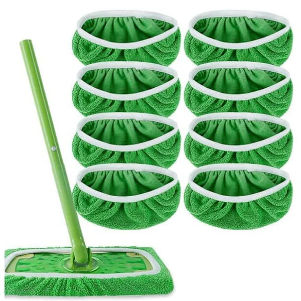 Swiffer Sweeper -moppi, vaihtotyynyt, Swiffer-lattiamopin kankaat, uudelleenkäytettävä lattiamopin päällinen