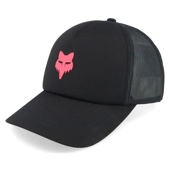 Fox - Svart trucker Caps - Womens Boundary Black/Pink Trucker @ Hatstore