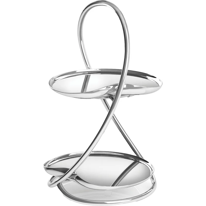 Robert Welch Drift Bright serveringsfat, 2 etasjer' - 'Rustfritt stål