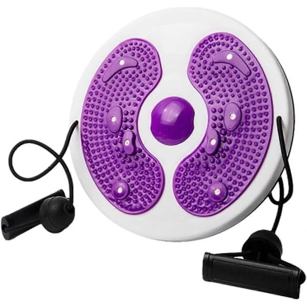 Twist Träningsbräda Midja Twist Med Dragsko Massage Fot Sula, Twist Bräda Magträningsutrustning Med Magneter & Handtag