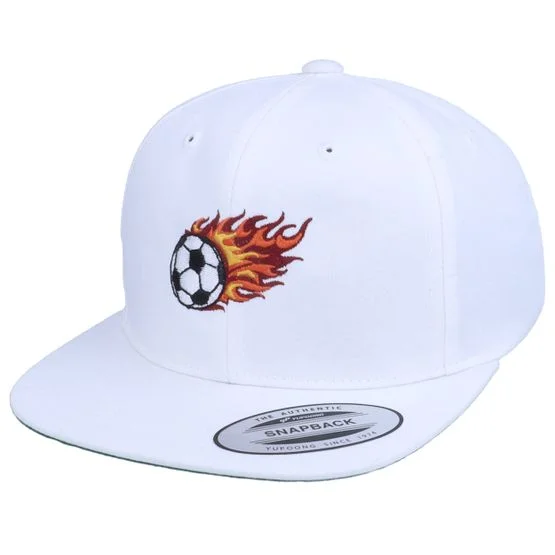 Forza - White snapback Czapka Z Daszkiem - Kids Toddler Flaming Football White Snapback @ Hatstore