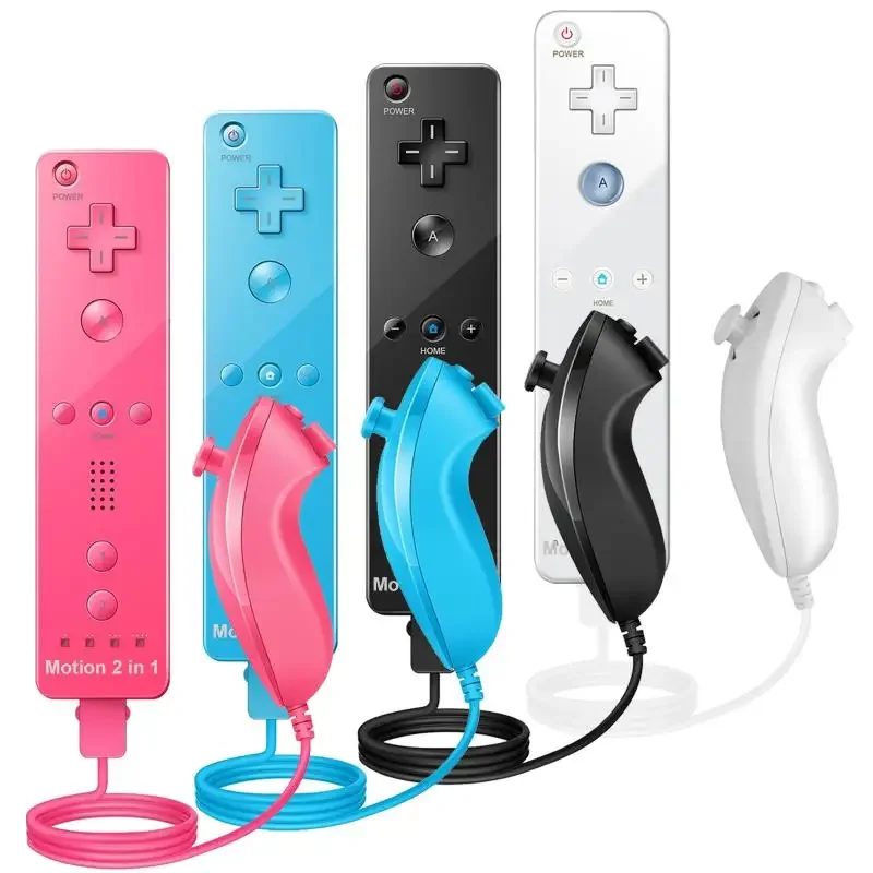AliExpress - Controller für Nintendo Wii 2-in-1-Controller links rechts, optionales Motion Plus-Set, Spiel-Fernbedienung, Joystick, kabelloses Gamepad