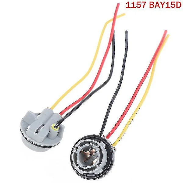 2 kpl 1156 1157 Lampun kanta Bay15d Lampunpidike P21/5w Adapteri Pohja Liitin 1157 BAY15D