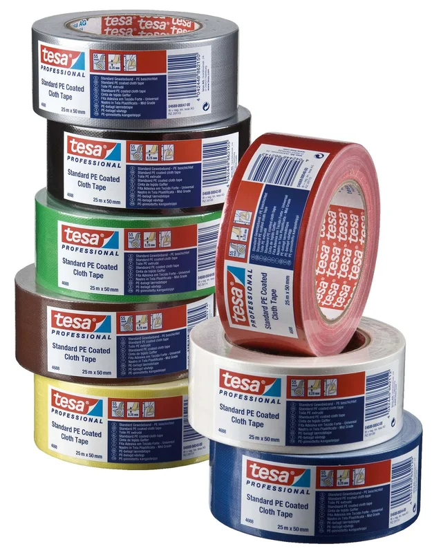 Tesa 4688 Vävtejp 25 m x 50 mm grön, Maskintillbehör & förbrukning