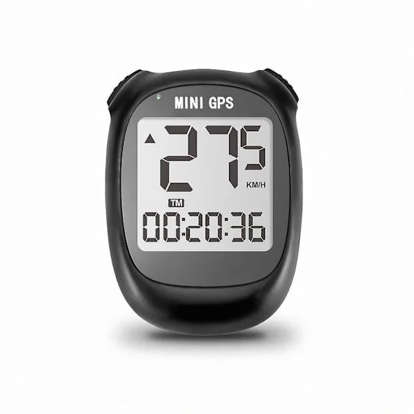 Mini GPS Cykelcomputer, GPS Speedometer, Trådløs Cykelcomputer Cykel Kilometertæller Cykel Speedometer