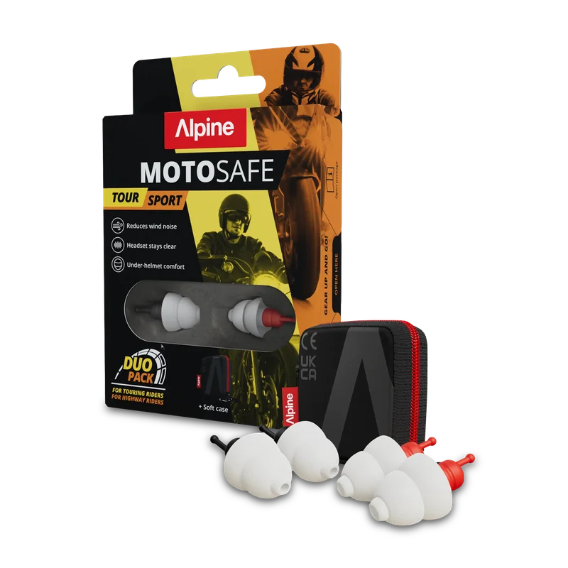 Alpine MotoSafe Duo Pack - 2026 MC-Öronproppar