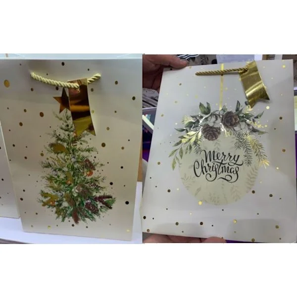 Presentpåse Jul 2-pack 32x26 cm
