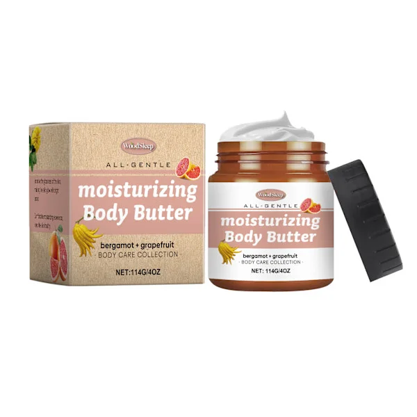 Body Butter Fuktighetskremserie: Hydrerende, Fuktighetsgivende og Utjevnende Krem for Hele Kroppen