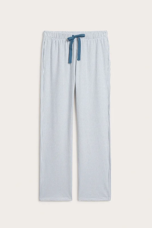 Kappahl | Pyjamasbyxor i bäckebölja Mörkblå L | Herr