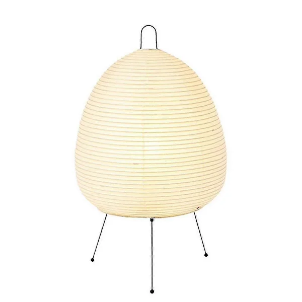 Japansk Ris Papper Lykta LED Bordslampa Vardagsrum Sovrum Sängbord Studierum Hotell Hemvist Stativ