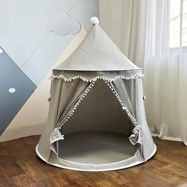 Stort leketelt for barn – Yurt-design leketelt med veske, perfekt gave til barn