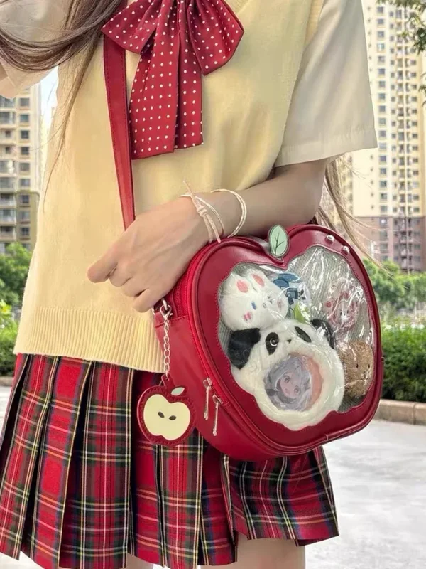 AliExpress - Sac Ita en forme De pomme, Design Original pour femmes, Sac De douleur, sacoche multifonction, Sac à dos doux, Sac Femme, Bolsos De Mujer
