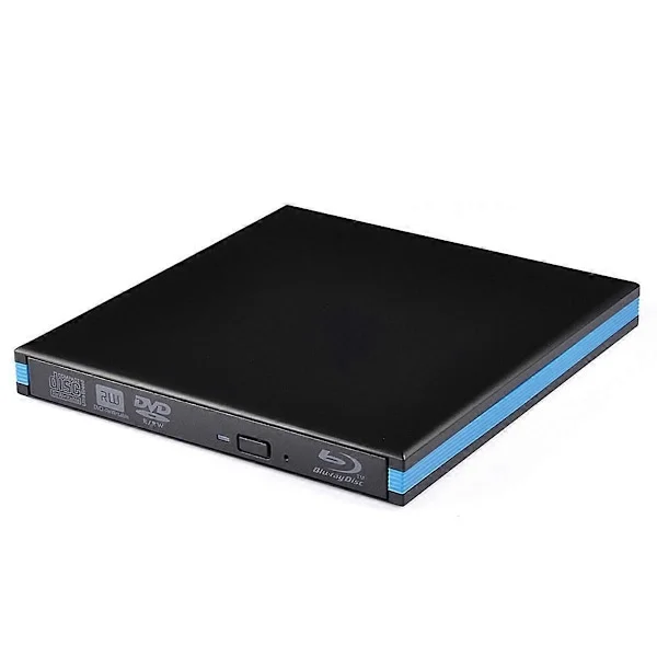 Blu-Ray Brännare Spelare USB 3.0 CD DVD Extern Bluray Enhet Skrivare Läsare för Windows MacBook Laptop