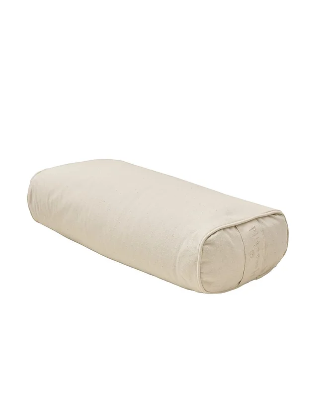Spar 20% • Køb 2, Moonchild Yoga Bolster - Organic Cotton - Small Rectangular Natural, Sport & Velvære, Yogaudstyr, Yogablokke