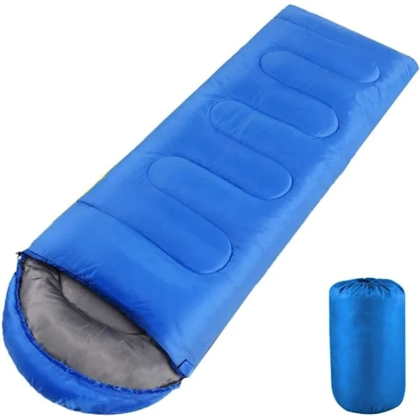 1 pc Adult Sleeping Bag, Single Envelope Sleeping Bag for Adults for 3 Seasons, Lightweight Camping Hiking