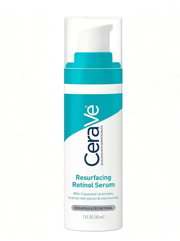 AliExpress - CeraVe Retinol Serum mit Niacinamid und Süßholzwurzel, Hautglättende Pflege, Barriere-Reparatur, Nicht-Komedogen für zu Unreinheiten 