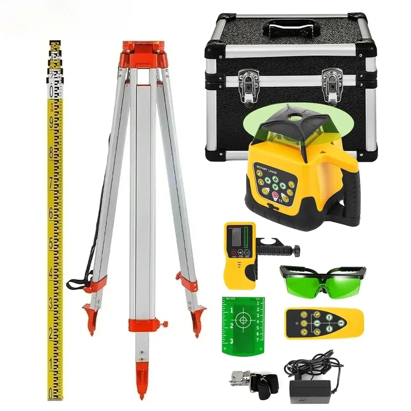 AliExpress - VEVOR 360° Rotationslaser-Nivelliergerät mit Automatischer Selbstnivellierung für Vertikale und Horizontale Messungen, Professionelles 