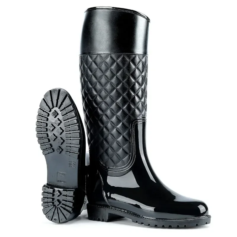 AliExpress - Rain Boots Women's Knee-High Rain Boots Rain Shoes Women's Shoes Waterproof Thickened