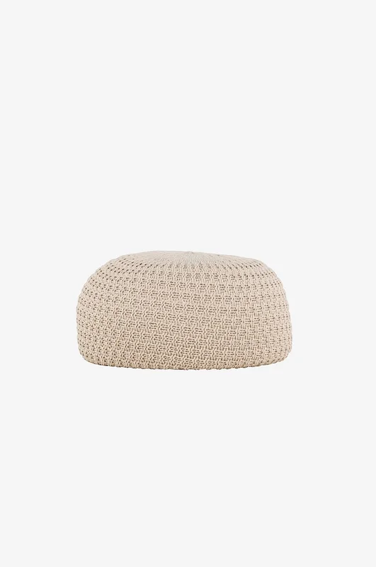 Venture Home - Sittpuff Sam - Beige - Fotpallar & Sittpuffar - Från Homeroom