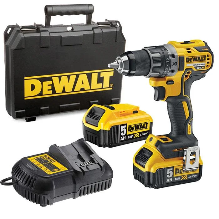 Dewalt DCD791P2 Akkuporakone 2 x 5,0 Ah-akkua ja laturi, Koneet