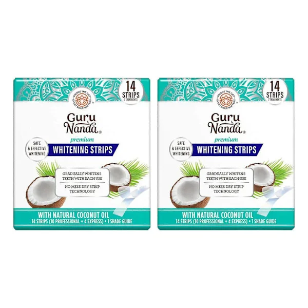 1-3 Boxes Teeth Whitening Strips for Sensitive Teeth - 7-Day Treatment At-Home Whitening, Date Night Confidence (2 Boxes)