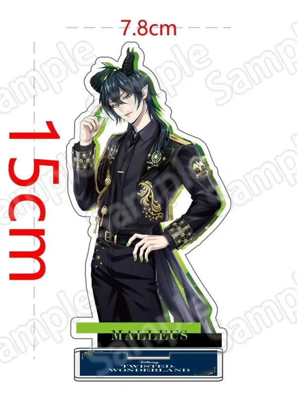 AliExpress - Anime Twisted Wonderland Acryl-Ständer Schlüsselanhänger 10-15cm Spiel Malleus Riddle Azul Idia Vil Leona Schreibtisch-Deko Sammlerstück 