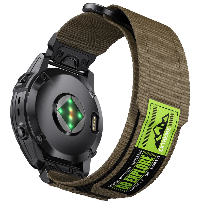 AliExpress - QuickFit 22mm 26mm bracelet de montre Velcro pour Garmin Fenix E 8 7 7X 6 6X Pro 5 5X, Epix 2 Pro, Instinct 3 2, Forerunner 955 945