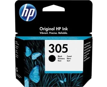 HP-HP Ink 305 Black-HP blekkpatron 305 svart-Printing ink, toner & paper-Blekkpatroner